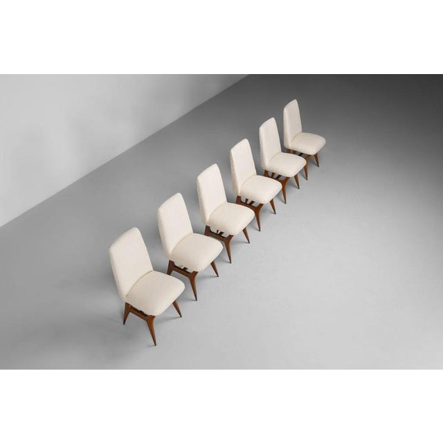 Vintage Dining Chairs by Melchiore Bega, Italy, 1950, Set of 6 For Sale - Image 13 of 18