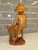 Mid-Century Balinese Art Deco Seated Fisherman With Cast Net Sculpture For Sale - Image 11 of 12