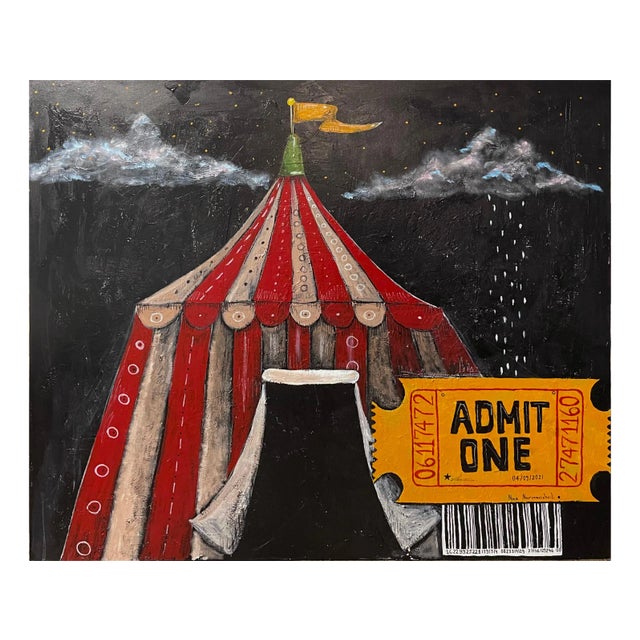 Nina Narimanishvili, Empty Circus, 2021, Acrylic on Canvas For Sale