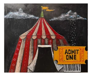 Nina Narimanishvili, Empty Circus, 2021, Acrylic on Canvas