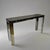 Late 20th-Century Chrome, Brass and Glass Console Table by Romeo Riga, Italy For Sale In New York - Image 6 of 6