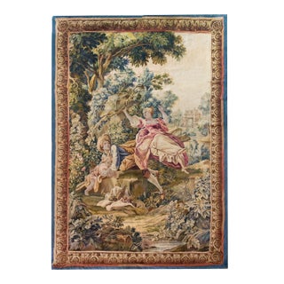 Early 20th Century French Tapestery Rug For Sale