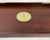 Vintage Asian Motif Rosewood Tray With Brass Hardware For Sale - Image 9 of 10