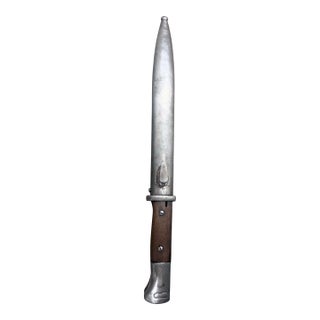 Ww2 German Bayonet and Original Scabbard For Sale
