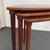 Brown Scandinavian Modern Triangular Teak Nesting Tables by Selig For Sale - Image 8 of 11
