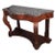 Serpentine Console of Mahogany with Marble Top For Sale - Image 10 of 10