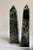 Mid 20th Century Marble Obelisk Paper Weight Bookends - Set of 3 For Sale - Image 5 of 13