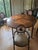 1960s Custom Burton Ching English Mahogany Dining Table – 60" Round / 84" Extended – Original $20,000 Commission For Sale - Image 13 of 17