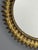 Mid-Century Modern Hollywood Regency Spanish Gilt Metal Sun Mirror, 1950s For Sale - Image 12 of 18
