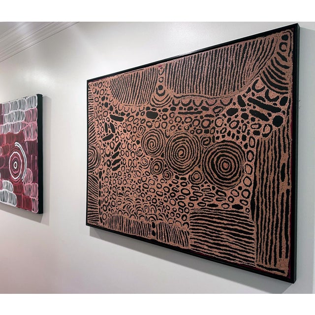 Australian Aboriginal Dreamtime Painting Nyurapayia Nampitjinpa For Sale In Atlanta - Image 6 of 12