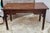 Henredon Henredon Walnut and Brass Fittings Writing Table Desk For Sale - Image 4 of 11