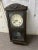 Vintage Traditional Mahogany Wall Clock With Handcarved Details For Sale - Image 10 of 12