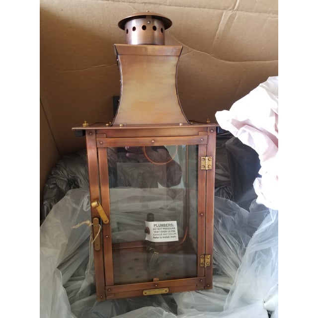 Bevolo Copper Wall Lanterns a Pair Chairish