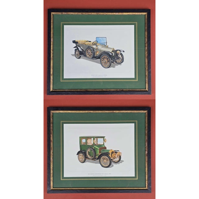 Vintage Car Posters from Pininfarina, 1966, Set of 2 For Sale - Image 11 of 11