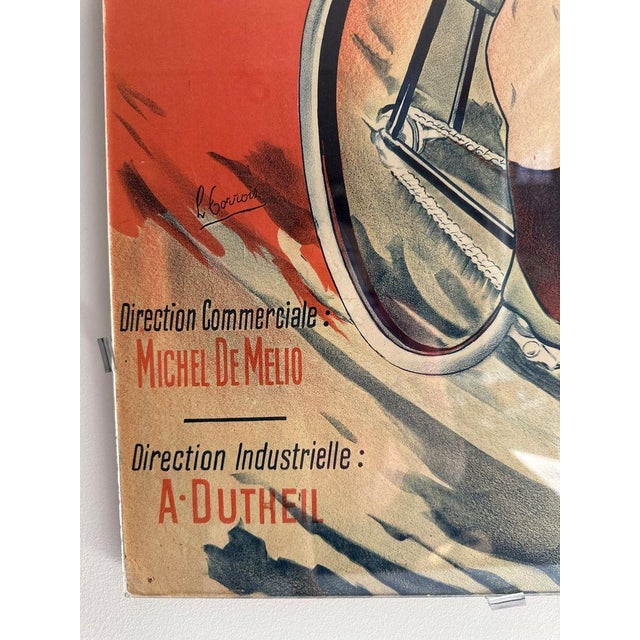 Manufacture De Bicyclettes A. Dutheil Et Cie Poster For Sale - Image 4 of 7