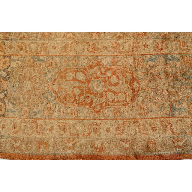 Late 19th Century Oversized Antique Persian Tabriz Rug For Sale - Image 5 of 8