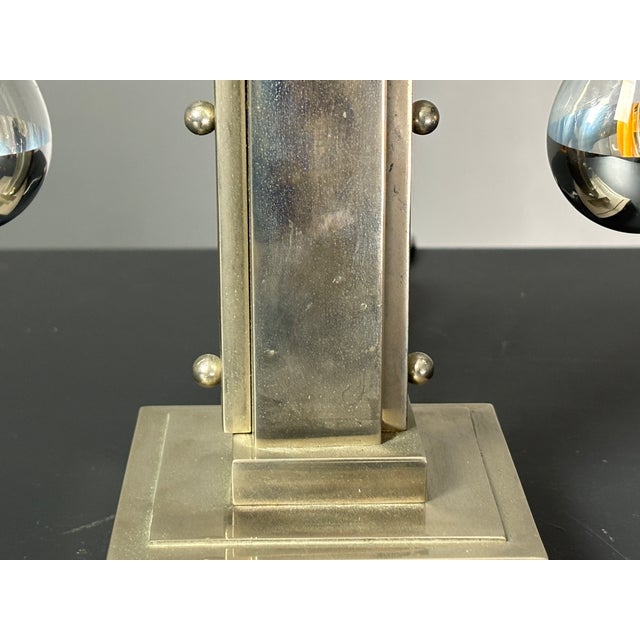 Art Deco Dutch Nickel Desk Lamp, 1930s For Sale - Image 13 of 18