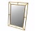 Mid-Century Modern Mid Century Modern Brass Faux Bamboo Wall Mirror Italy For Sale - Image 3 of 11