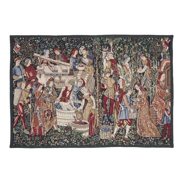 The Vintage Loom Woven Tapestry - 85 X 122 Cm (2'10" X 4'0") - Requires Rod Size 3 For Sale