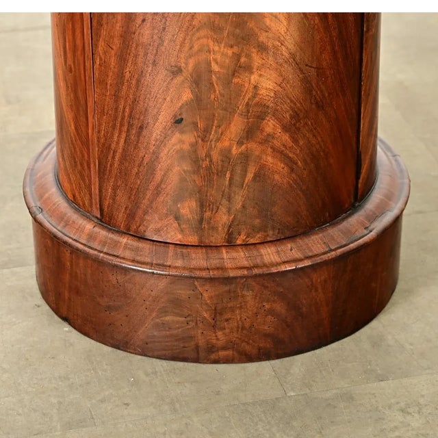 English 19th Century Mahogany and Marble Bedside Cabinet For Sale - Image 10 of 10