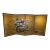 Attributed Okuda Hōgen (Hōen) Japanese Hanaguruma Four-Panel Byōbu Folding Screen on Gold Silk, Early 20th Century For Sale