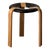 Tall Donut Stool by Rud Thygesen & Johnny Sørensen for Magnus Olesen C. 1970, Denmark For Sale