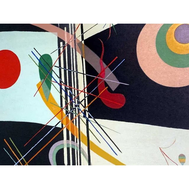 Abstract Wassily Kandinsky Double Lithograph, Maeght Editeur Paris 1969, Limited Edition Abstract Wall Art, Custom Framed For Sale - Image 3 of 4
