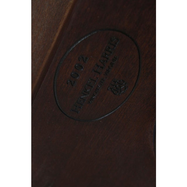 Henkel Harris Model 2235 Mahogany Inlaid Dining Table For Sale - Image 17 of 18