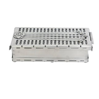 Vintage Stanley Szwarc Stainless Steel Rectangular Perforated Large Studio Box One of a KInd For Sale