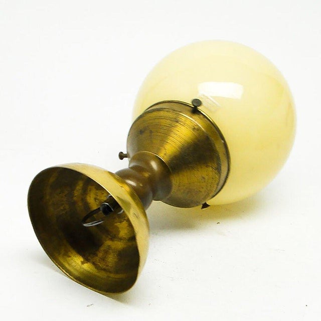 Art Deco Ceiling Lamp from Huta Zawiercie, Poland, 1930s For Sale - Image 16 of 17