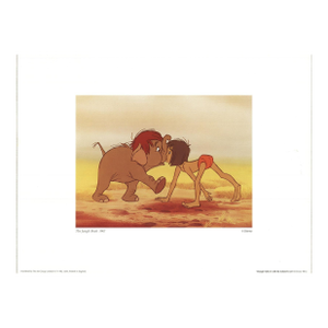 Artist Unknown Walt Disney's the Jungle Book: Mowgli Falls in With the Colonel's Son