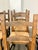 Rustic European Set of 8 Contemporary Sardinian Brutalist Ash Dining Chairs For Sale - Image 3 of 4