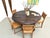 Wood Round Folk Art Table in Oak, 1880 For Sale - Image 7 of 18
