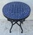 16" Moroccan Cobalt Blue Mosaic Side Table For Sale In Orlando - Image 6 of 6