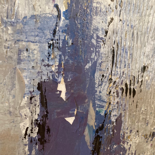 Mid-Century Oversized Abstract Figurative Oil on Canvas by California Artist For Sale - Image 11 of 12