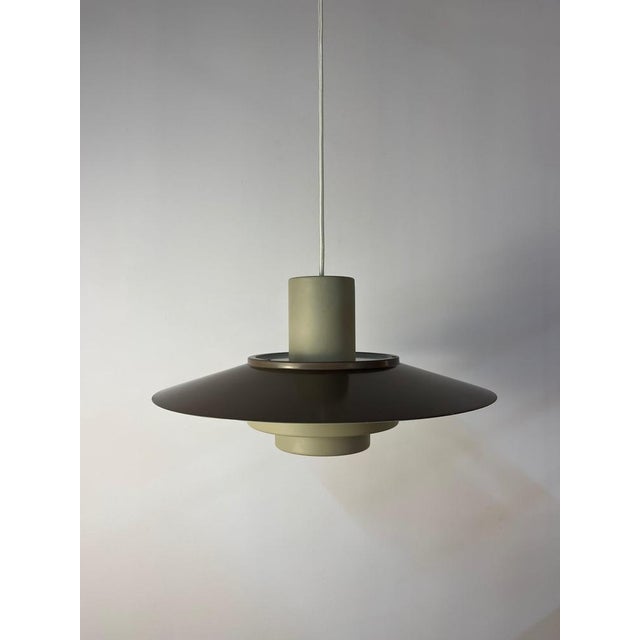 Falcon Pendant Lamp in Brown by Andreas Hansen for Fog & Mørup For Sale - Image 11 of 11