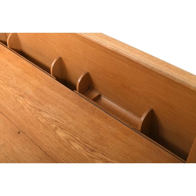 Danish Modern Oak Desk, 1960s For Sale - Image 6 of 13
