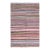 Vintage Striped Turkish Rag Rug - 5`5" X 8`4" For Sale