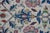 Late 20th Century Vintage Hand-Knotted Oriental Floral Wool Area Rug Ivory Cream Midnight 3x5 For Sale - Image 5 of 12