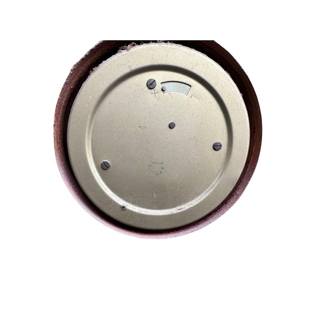White Mid Century Modern Starburst Clock For Sale - Image 8 of 11
