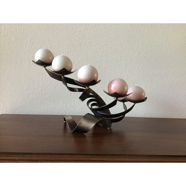 Vintage Ferart Six Tier Candle Holder For Sale - Image 4 of 10