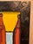Bronze Mark Leichliter Oil Painting on Board, Signed & Framed in Brutalist Frame, 2000’s For Sale - Image 8 of 14