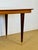 Black Art Deco Dining Table in Varnished Chevron-Patterned Wood, 1950 For Sale - Image 8 of 11