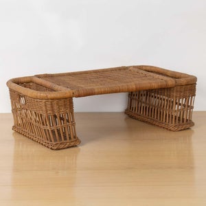 1960s French Wicker Bed Tray
