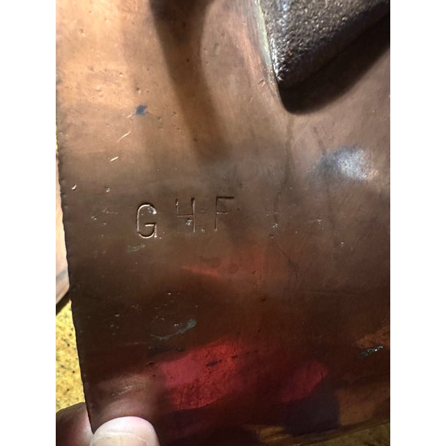 1990s Antique French Copper Pot With Copper Lid. For Sale - Image 5 of 12