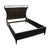 CARACOLE CLASSIC Charcoal Anegre Transitional Contemporary Style Queen Size Bed 016-107 60" High 72" Wide 87" Deep...