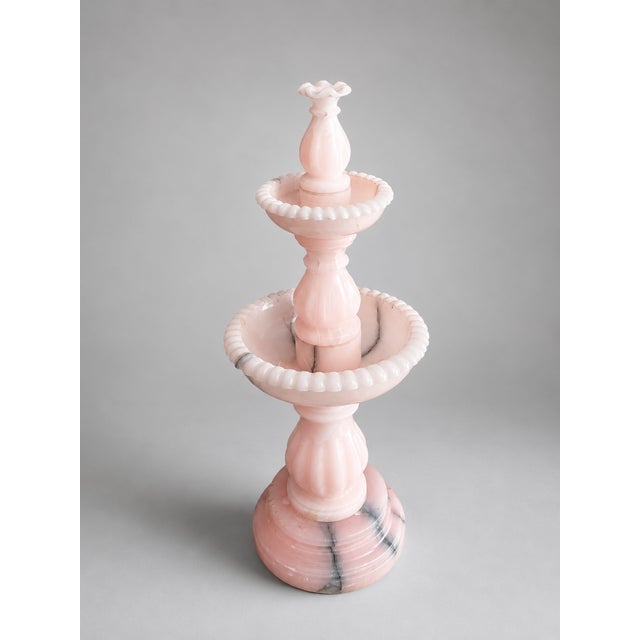 Not Yet Made - Made To Order Rare Pink Onyx Water Founatin - 36 Inch Tall by Zarva Stone For Sale - Image 5 of 5
