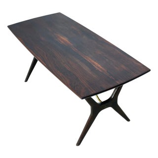 Vintage Coffee Table in Rosewood by Karl Erik Ekselius, Sweden, 1960s For Sale