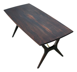 Vintage Coffee Table in Rosewood by Karl Erik Ekselius, Sweden, 1960s
