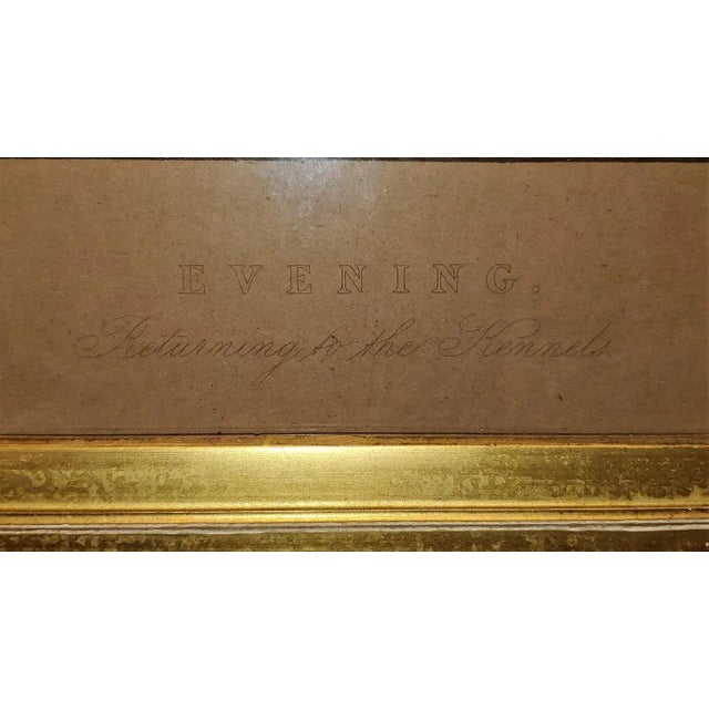 Victorian 19th Century, Eas Douglas Hunt Scene Aquatint Engraving For Sale - Image 3 of 13